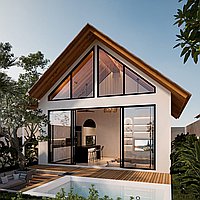 Investment Opportunity: Off-Plan One-Bedroom Villa Near Nyang Nyang Beach. Villas in Bali for Sale: Vila di dalam Uluwatu, Bali untuk 2,7 Miliar IDR. Leasehold. Pratinjau foto #1