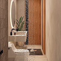 Investment Opportunity: Off-Plan One-Bedroom Villa Near Nyang Nyang Beach. Villas in Bali for Sale: Vila di dalam Uluwatu, Bali untuk 2,7 Miliar IDR. Leasehold. Pratinjau foto #6