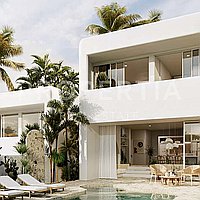 A Rare 50-Year Leasehold Stunning Modern Tropical Villas In Pecatu. Villas in Bali for Sale: Vila di dalam Uluwatu, Bali untuk 4,9 Miliar IDR. Leasehold. Pratinjau foto #13