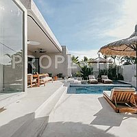 Stunning Modern Concrete Villa. Villas in Bali for Sale: Вилла в Умалас, Балиан за 4,6 млрд. IDR. Leasehold. Предварительный просмотр фото #18