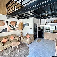 Cute Loft In The Heart Of Bumbak. Villas in Bali for Sale: Вилла в Умалас, Балиан за 8,8 млн. RUB. Leasehold. Предварительный просмотр фото #1