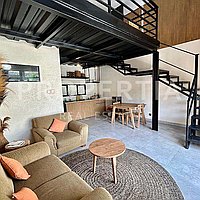 Cute Loft In The Heart Of Bumbak. Villas in Bali for Sale: Вилла в Умалас, Балиан за 113 тыс. USD. Leasehold. Предварительный просмотр фото #4