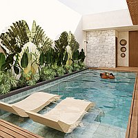 Off-Plan Two-Bedroom Villa with Long Lease, Close to Melasti Beach. Villas in Bali for Sale: Вилла в Унгасан, Балиан за 270 тыс. USD. Leasehold. Предварительный просмотр фото #2