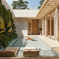 Off-Plan Two-Bedroom Villa with Long Lease, Close to Melasti Beach. Villas in Bali for Sale: Вилла в Унгасан, Балиан за 270 тыс. USD. Leasehold. Предварительный просмотр фото #3