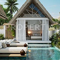 Gorgeous Contemporary Tropical Villas In Ungasan. Villas in Bali for Sale: Вилла в Унгасан, Балиан за 354 тыс. USD. Leasehold. Предварительный просмотр фото #14
