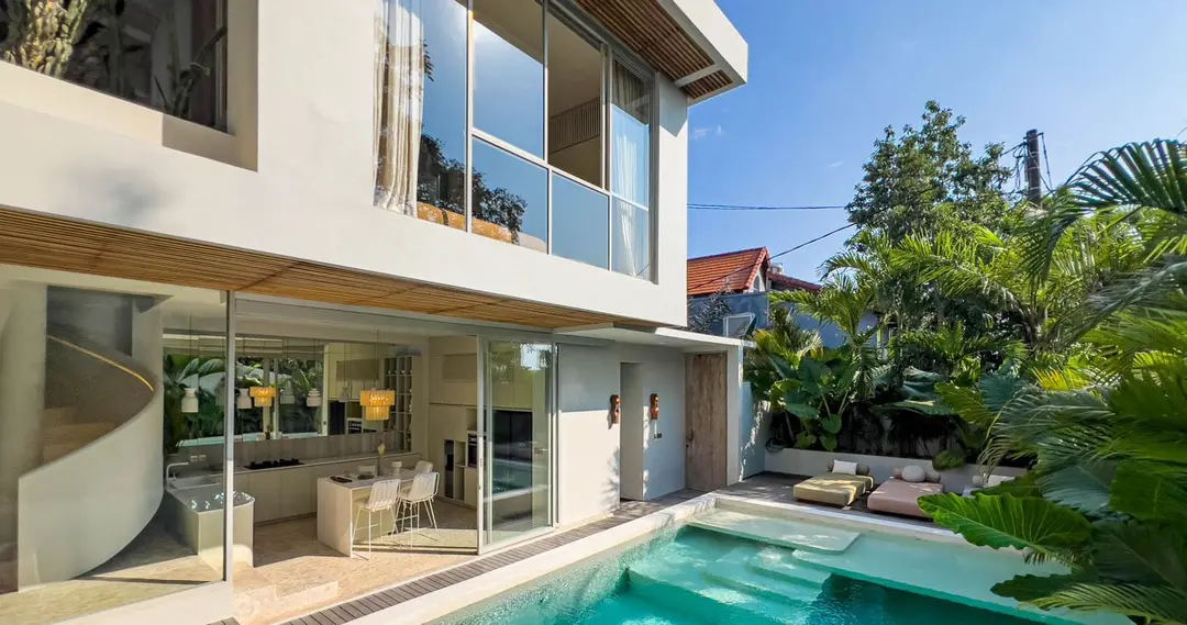 3 KAMAR TIDUR | PERERENAN. Villas in Bali for Sale: Vila di dalam Pererenan (Canggu), Bali untuk 695 Ribuan USD. Leasehold. Foto Utama