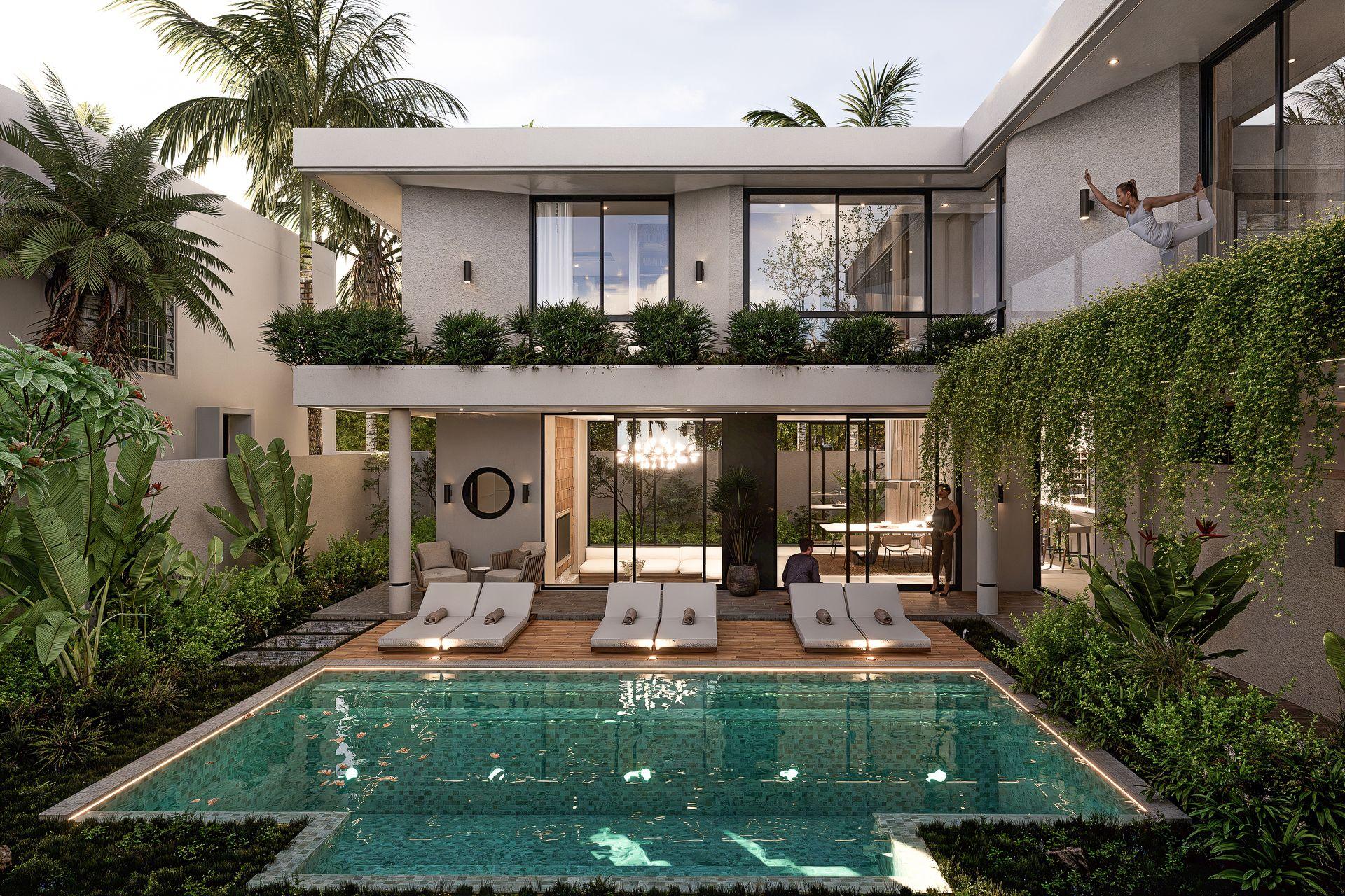 4 Kamar Tidur | Canggu. Villas in Bali for Sale: Vila di dalam Canggu, Bali untuk 600 Ribuan USD. Leasehold. Foto Utama