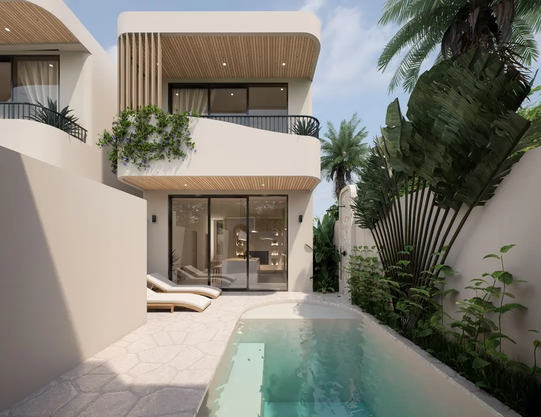 1 KAMAR TIDUR | ULUWATU. Villas in Bali for Sale: Vila di dalam Uluwatu, Bali untuk 169 Ribuan USD. Leasehold. Foto Utama