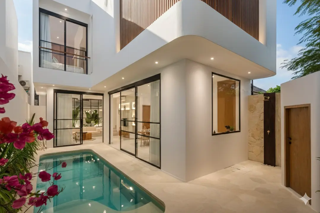 2 KAMAR TIDUR | CANGGU | BATU BOLONG. Villas in Bali for Sale: Vila di dalam Canggu, Bali untuk 335 Ribuan USD. Freehold. Foto Utama