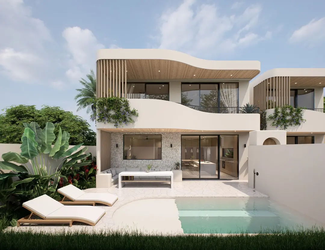 2 KAMAR TIDUR | ULUWATU. Villas in Bali for Sale: Vila di dalam Balangan, Bali untuk 273 Ribuan USD. Leasehold. Foto Utama