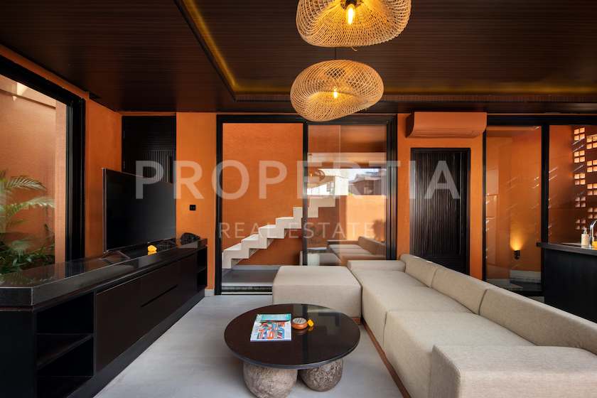 Contemporary Earth Tone Villa In Kayu Tulang. Villas in Bali for Sale: Вилла в Чангу, Балиан за 338 тыс. USD. Freehold. Главное фото
