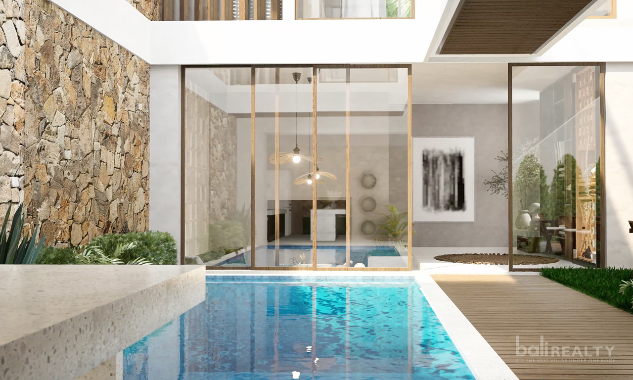 Elegant Long-Lease Two-Bedroom Villa with Rooftop Lounge, Minutes from Bingin Beach. Villas in Bali for Sale: Вилла в Бингин, Балиан за 389 тыс. USD. Leasehold. Главное фото