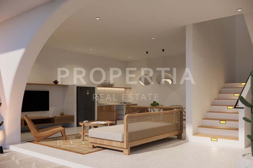 Modern Mediterranean Villa In Padonan. Villas in Bali for Sale: Вилла в Чангу, Балиан за 279 тыс. USD. Freehold. Главное фото