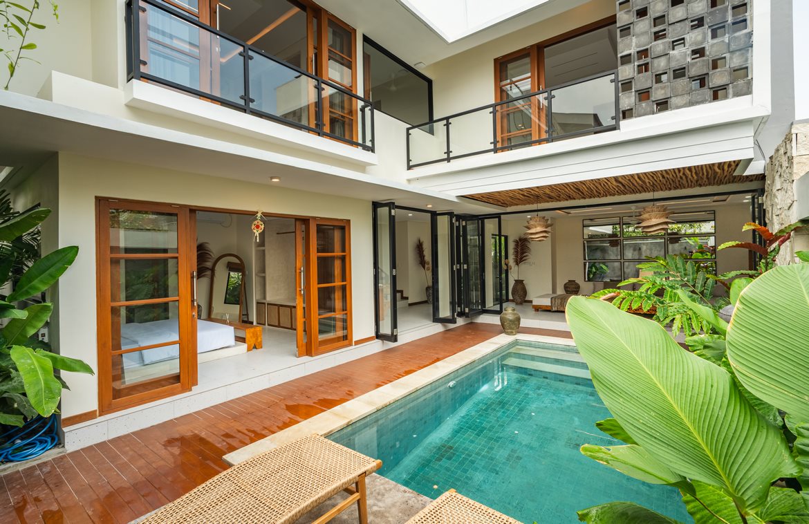 Modern comfort three-bedroom villa in Berawa. Villas in Bali for Sale: Вилла в Чангу, Балиан за 296 тыс. USD. Leasehold. Главное фото