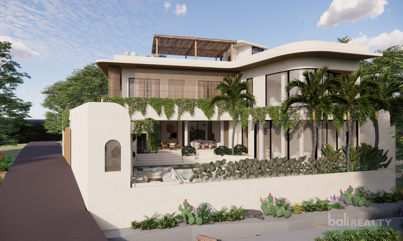 Charming Mediterranean-Style Four Bedroom Villa with Rooftop Bar and Plunge Pool, Canggu. Villas in Bali for Sale: Вилла в Чангу, Балиан за 630 тыс. USD. Leasehold. Главное фото