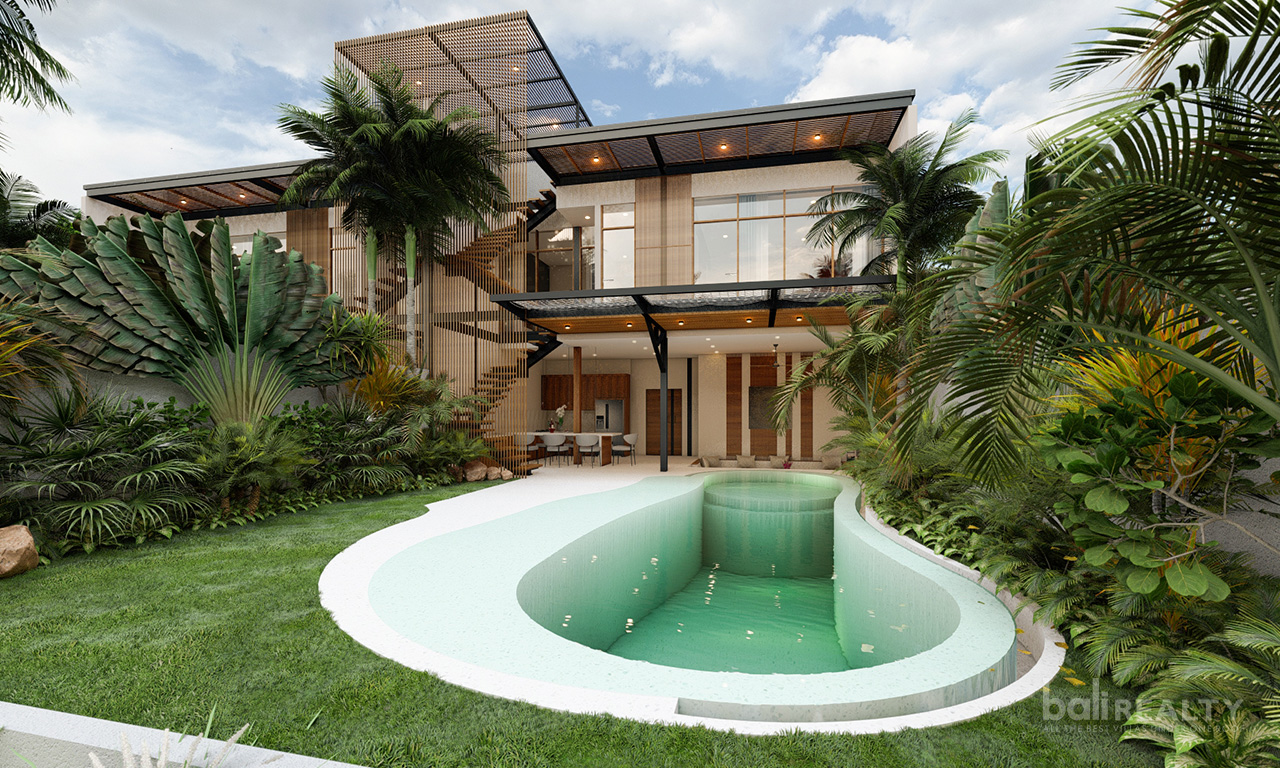 Modern Architectural 2 Bedroom Villa, Stunning Design. Villas in Bali for Sale: Вилла в Чангу, Балиан за 480 тыс. USD. Leasehold. Главное фото