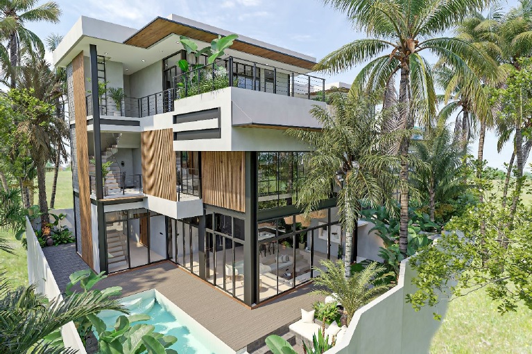Serene living, stunning views and lucrative investment potential in Pererenan await!. Villas in Bali for Sale: Вилла в Чангу, Балиан за 594 тыс. USD. Leasehold. Главное фото