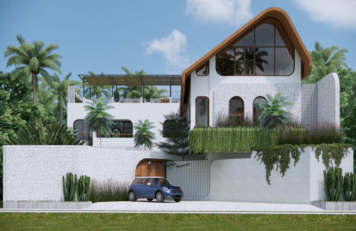 Luxurious oasis in the heart of Batu Bolong. Villas in Bali for Sale: Вилла в Чангу, Балиан за 1245 тыс. USD. Freehold. Главное фото