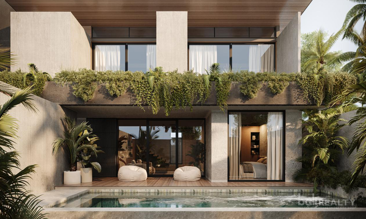 Choice of Two Stunningly Designed Three-Bedroom Freehold Villa in Central Berawa Locale. Villas in Bali for Sale: Вилла в Чангу, Балиан за 699 тыс. USD. Freehold. Главное фото