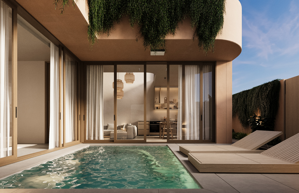 Exclusive 2-bedroom villa with rooftop terrace in Berawa. Villas in Bali for Sale: Вилла в Чангу, Балиан за 232 тыс. USD. Leasehold. Главное фото