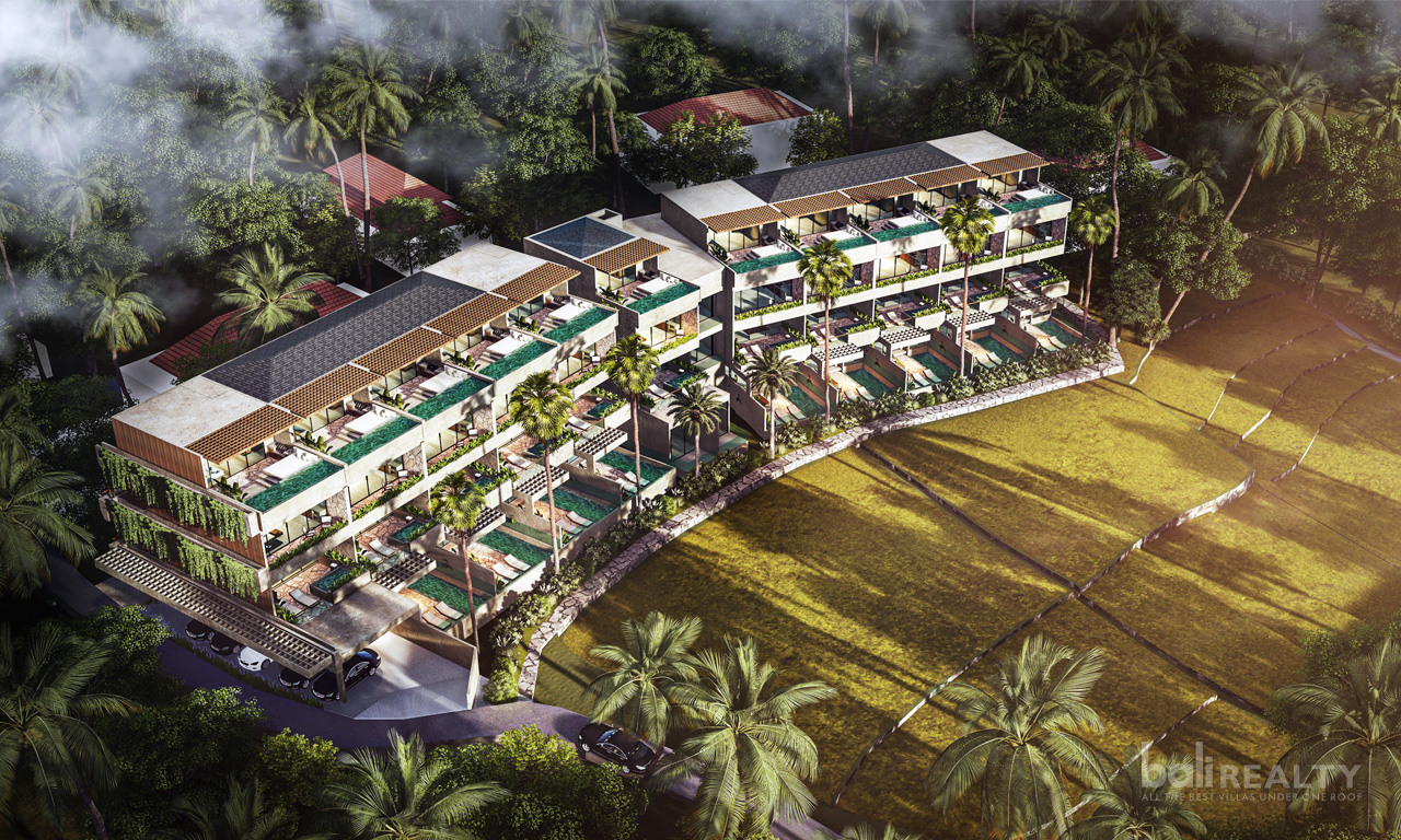 Luxurious One Bedroom Tropical Living Apartment. Villas in Bali for Sale: Вилла в Чангу, Балиан за 160 тыс. USD. Leasehold. Главное фото