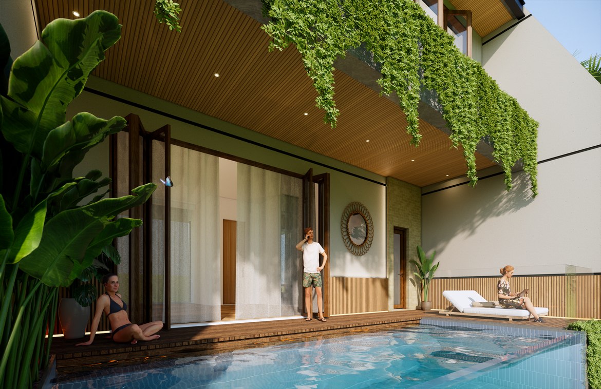 Tranquil living with stunning rice field views in Pererenan. Villas in Bali for Sale: Вилла в Чангу, Балиан за 260 тыс. USD. Leasehold. Главное фото