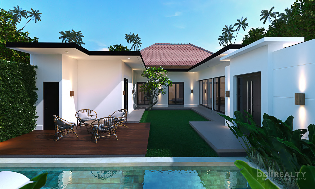 Timeless Contemporary Three-Bedroom Villa with Long Lease in Coveted Canggu. Villas in Bali for Sale: Вилла в Чангу, Балиан за 231 тыс. USD. Leasehold. Главное фото