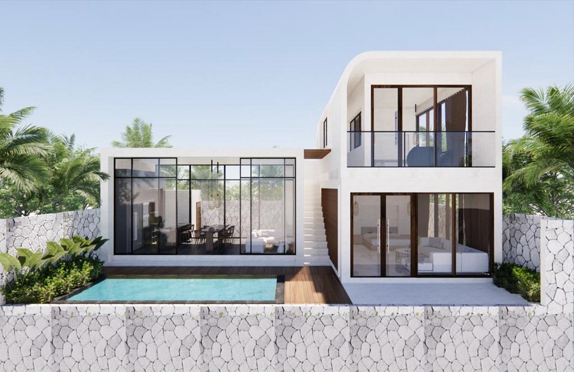 Contemporary elegance 2-bedroom leasehold villa in Batu bolong. Villas in Bali for Sale: Вилла в Чангу, Балиан за 273 тыс. USD. Leasehold. Главное фото