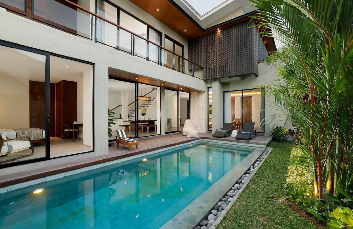 Modern contemporary freehold villa in Kerobokan. Villas in Bali for Sale: Вилла в Керобокан, Балиан за 533 тыс. USD. Freehold. Главное фото