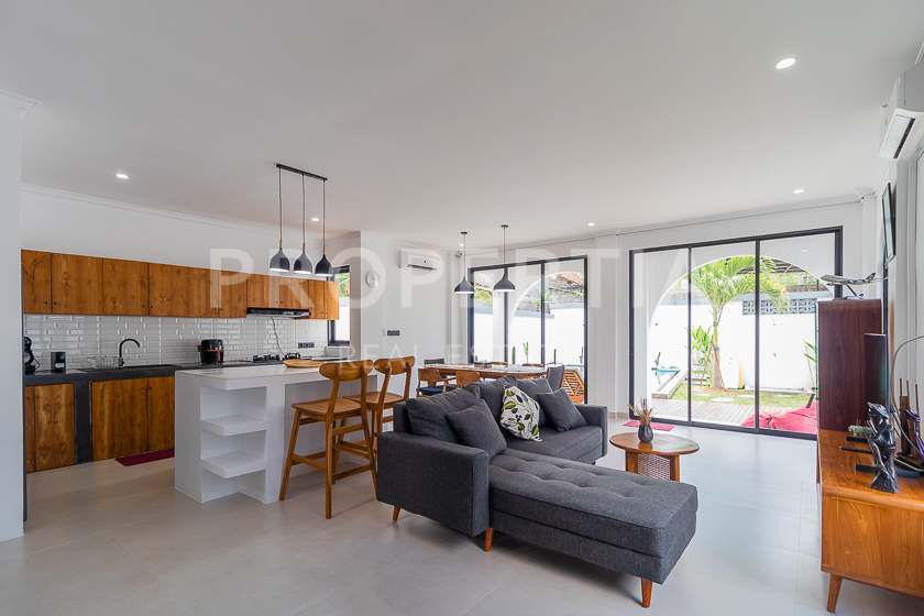 Beautiful Modern Villa In Ungasan. Villas in Bali for Sale: Вилла в Унгасан, Балиан за 296 тыс. USD. Freehold. Главное фото