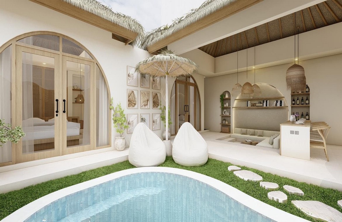 Charming 2-bedroom villa in Ungasan for lease. Villas in Bali for Sale: Вилла в Балиан за 212 тыс. USD. Leasehold. Главное фото