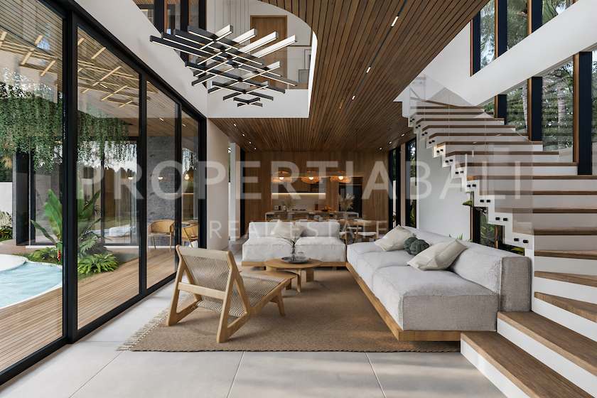 Designer Contemporary Family Villa In Pererenan. Villas in Bali for Sale: Вилла в Переренан (Чангу), Балиан за 805 тыс. USD. Leasehold. Главное фото