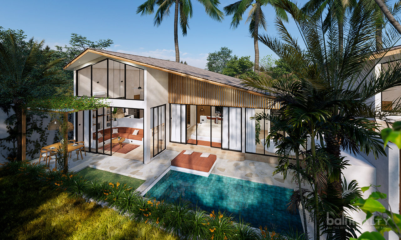 Two Units of Two-Bedroom Modern Tropical Villas in Growing Areas of Seseh. Villas in Bali for Sale: Вилла в Сесех, Балиан за 220 тыс. USD. Leasehold. Главное фото