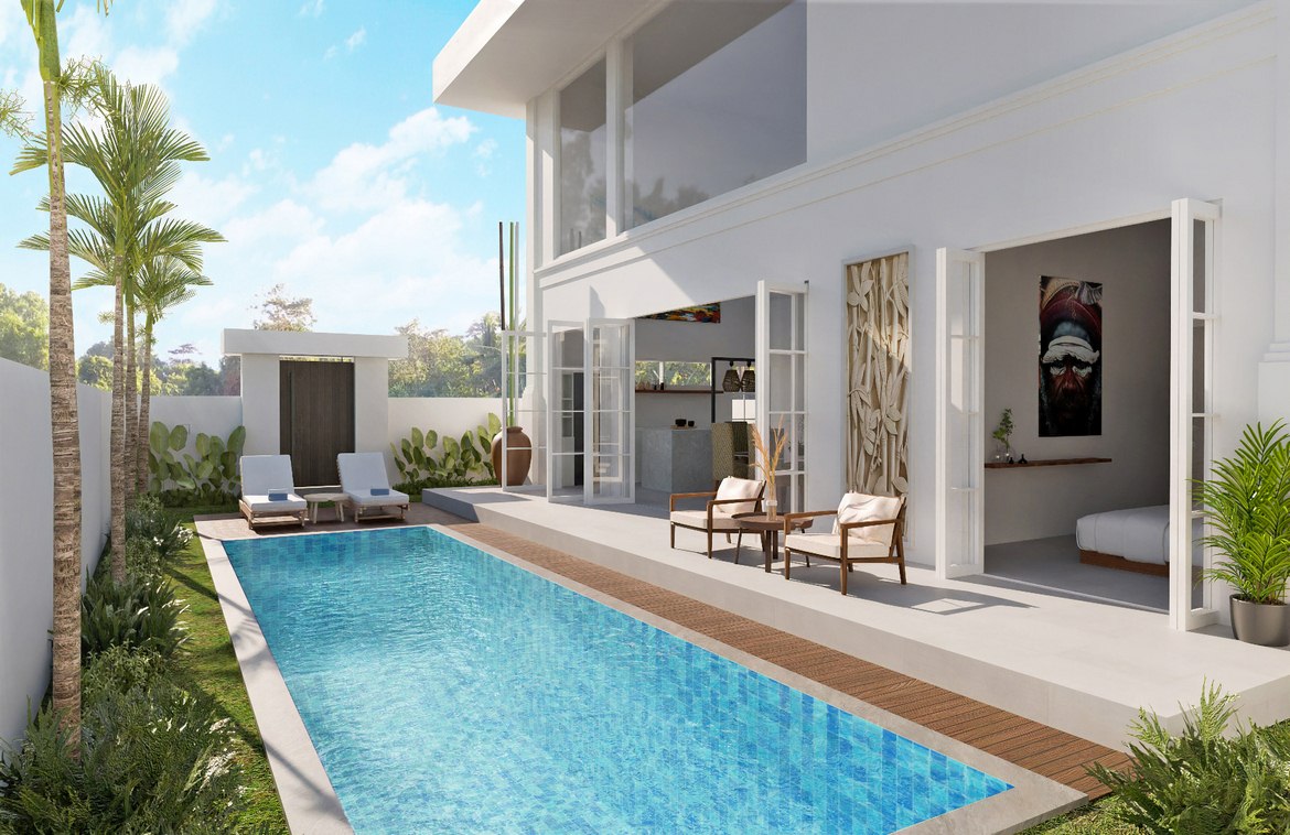 Newly built modern leasehold villa in Singakerta, Ubud. Villas in Bali for Sale: Вилла в Убуд, Балиан за 285 тыс. USD. Leasehold. Главное фото