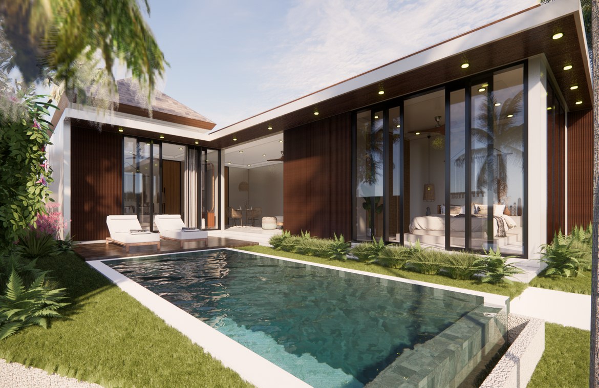 Rice field view 2-bedroom leasehold villa in Ubud. Villas in Bali for Sale: Вилла в Убуд, Балиан за 174 тыс. USD. Leasehold. Главное фото