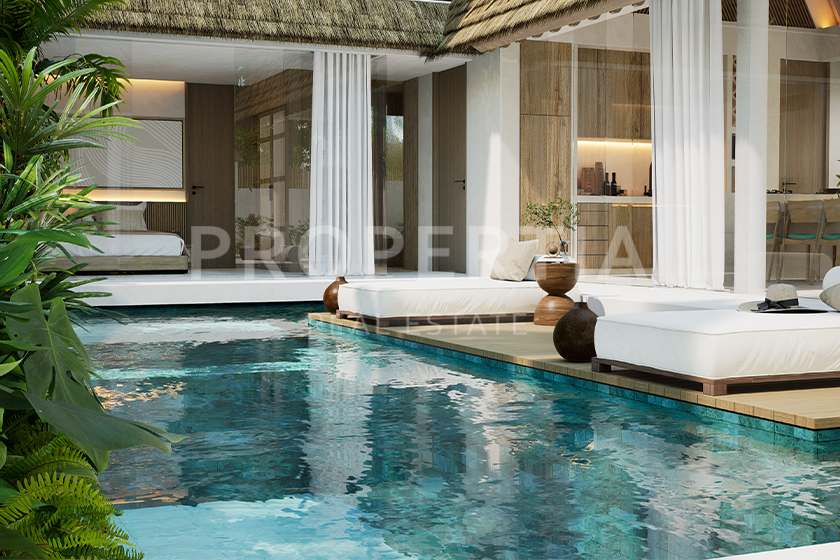 Gorgeous Contemporary Tropical Villas In Ungasan. Villas in Bali for Sale: Вилла в Унгасан, Балиан за 354 тыс. USD. Leasehold. Главное фото
