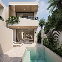 1 KAMAR TIDUR | ULUWATU. Villas in Bali for Sale: Vila di dalam Uluwatu, Bali untuk 169 Ribuan USD. Leasehold. Preview of main photo