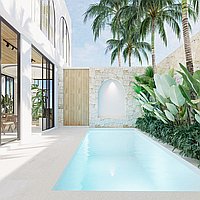 Freehold, Elegant Design Three-Bedroom Villa with Rooftop Lounge Near Balangan Beach. Villas in Bali for Sale: Вилла в Баланган, Балиан за 338 тыс. USD. Freehold. Preview of main photo