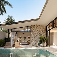 High ROI Potential: Five-Bedroom Villa with European Tropical Flair, Near Bingin Beach. Villas in Bali for Sale: Вилла в Бингин, Балиан за 625 тыс. USD. Leasehold. Preview of main photo