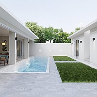 Brand New Tropical European Style Three Bedroom Villa in Tumbak Bayuh. Villas in Bali for Sale: Вилла в Чангу, Балиан за 270 тыс. USD. Leasehold. Preview of main photo