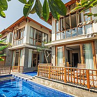 Three bedroom gated estate villa near Batu Bolong beach. Villas in Bali for Sale: Вилла в Чангу, Балиан за 593 тыс. USD. Freehold. Preview of main photo