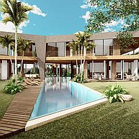 Iconic high quality five bedroom villa in Pererenan. Villas in Bali for Sale: Вилла в Чангу, Балиан за 1436 тыс. USD. Leasehold. Preview of main photo