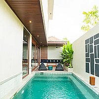 Modern, Futuristic Two-Bedroom Villa with a Long Lease in Peaceful Pererenan. Villas in Bali for Sale: Вилла в Чангу, Балиан за 235 тыс. USD. Leasehold. Preview of main photo