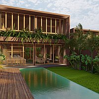 Newly constructed four bedroom villa in peaceful Tumbak Bayuh village. Villas in Bali for Sale: Вилла в Чангу, Балиан за 782 тыс. USD. Leasehold. Preview of main photo