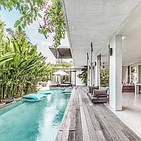 Chic 4-bedroom avant-garde villa in Umalas for lease. Villas in Bali for Sale: Вилла в Керобокан, Балиан за 918 тыс. USD. Leasehold. Preview of main photo